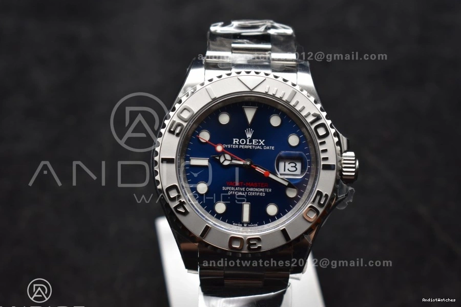 HighPerformance 904L on Bracelet Blue SS 1204 1:1 Clean Edition Yacht-Master 126622 VR Best Dial Steel 0314
